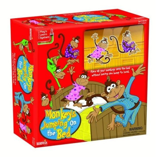 UNIVERSITY GAMES Monkeys Jumping On The Bed Card Game - 