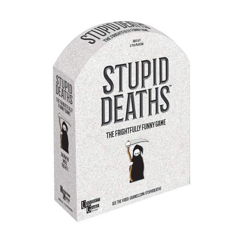 UNIVERSITY GAMES Stupid Deaths Frightfully Funny Party Game - .