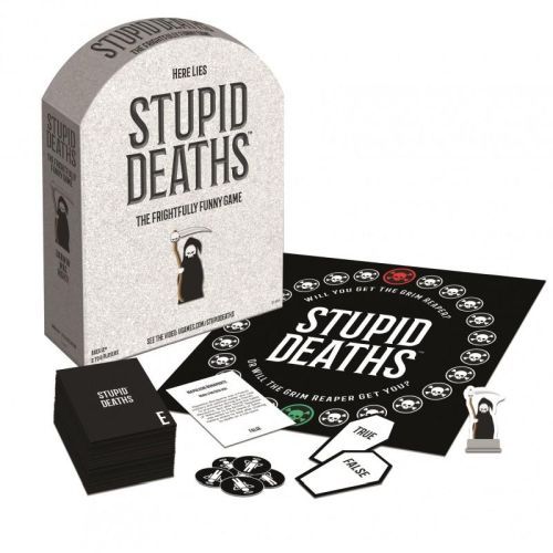 UNIVERSITY GAMES Stupid Deaths Card Game - 