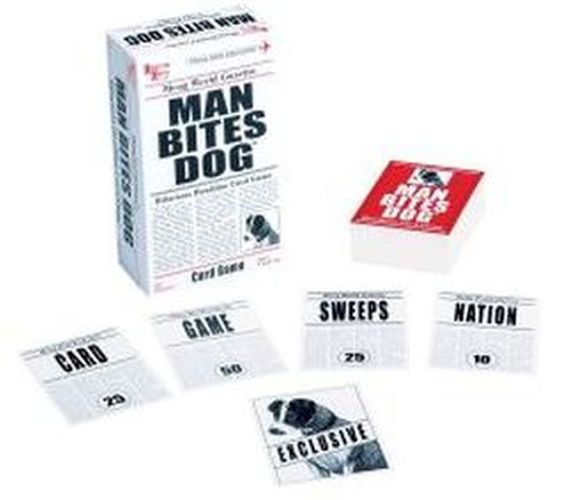 UNIVERSITY GAMES Man Bites Dog Card Game - 