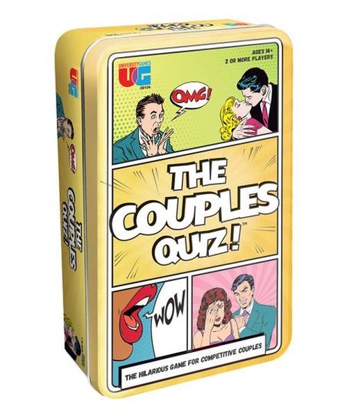UNIVERSITY GAMES The Couples Quiz Game For Competitive Couples - BOARD GAMES