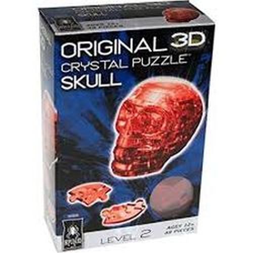 UNIVERSITY GAMES Skull Red Crystal Level 2 48 Piece Puzzle - 