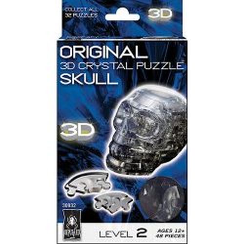 UNIVERSITY GAMES Skull Black Crystal Level 2 48 Piece Puzzle - PUZZLES