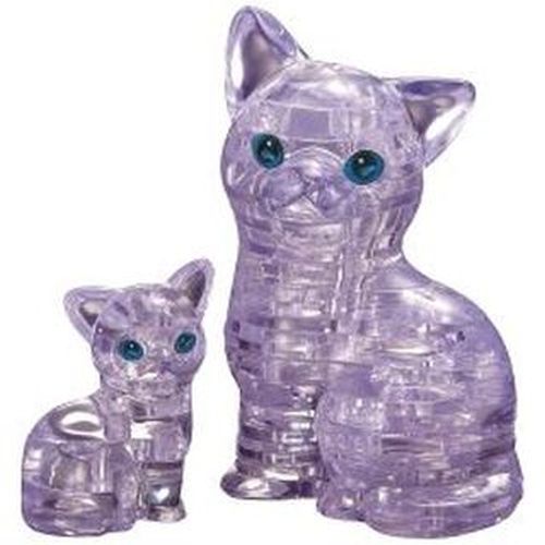 UNIVERSITY GAMES Cat And Kitten 3d Crystal Puzzle - PUZZLES