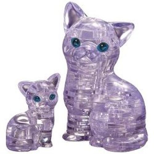 UNIVERSITY GAMES Cat And Kitten 3d Crystal Puzzle - PUZZLES