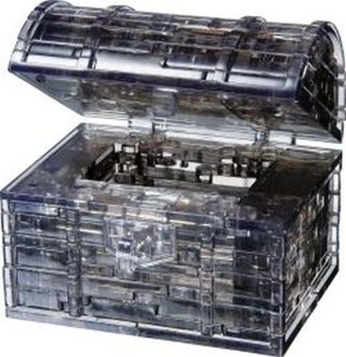 UNIVERSITY GAMES Treasure Chest Black 3d Crystal Puzzle - 