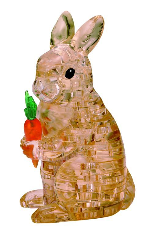 UNIVERSITY GAMES Rabbit 3d Crystal Puzzle - BOARD GAMES
