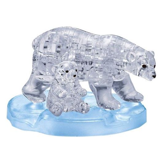 UNIVERSITY GAMES Polar Bear 3d Crystal Puzzle - PUZZLES