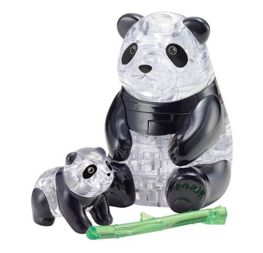 UNIVERSITY GAMES Panda And Baby 3d Crystal Puzzle - PUZZLES