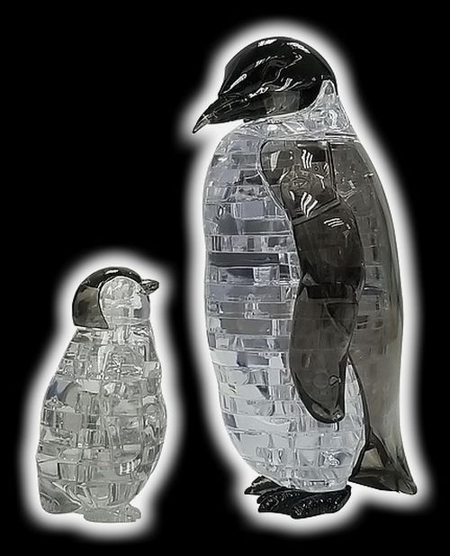 UNIVERSITY GAMES Penguin And Baby Crystal Puzzle - PUZZLES