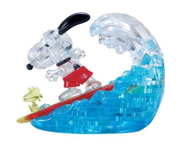UNIVERSITY GAMES Snoopy Surfing 3d Crytstal Puzzle - .