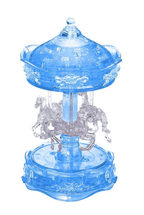UNIVERSITY GAMES Carousel Blue Crystal Puzzle - PUZZLES