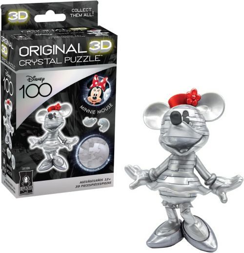 UNIVERSITY GAMES Minnie Mouse Disney Platinum Edition Crystal Puzzle - PUZZLES