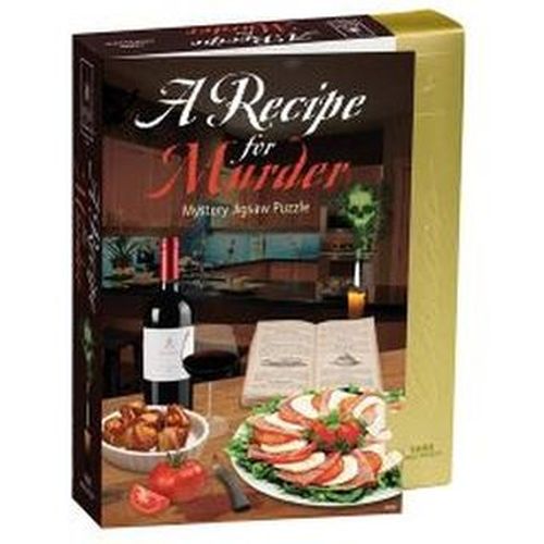 UNIVERSITY GAMES Recipe For Murder Mystery 1000 Piece Jigsaw Puzzle - PUZZLES