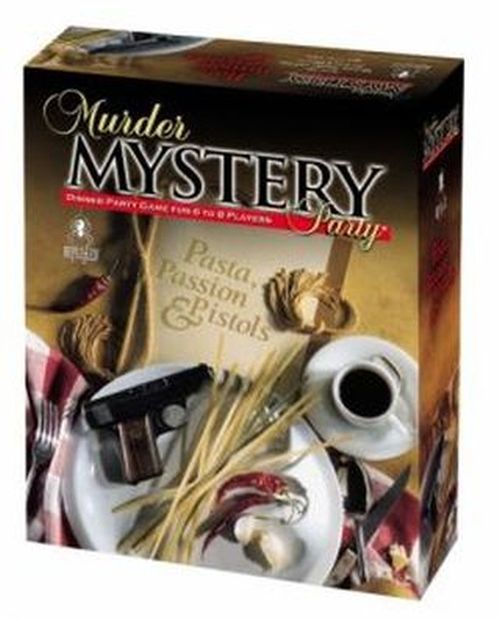 UNIVERSITY GAMES Pasta, Passion And Pistols Solve A Murder Party Game - BOARD GAMES