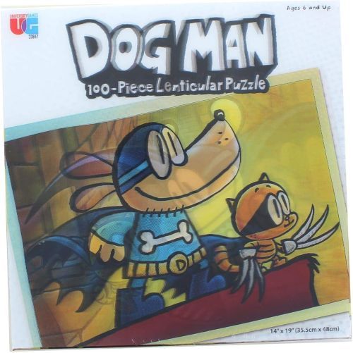 UNIVERSITY GAMES Dog Man Adventures 100 Piece Puzzle - PUZZLES
