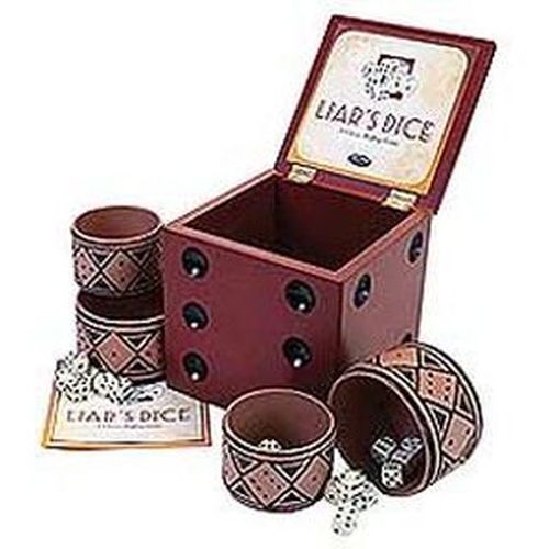 UNIVERSITY GAMES Liars Dice A Classic Bluffing Game - Games