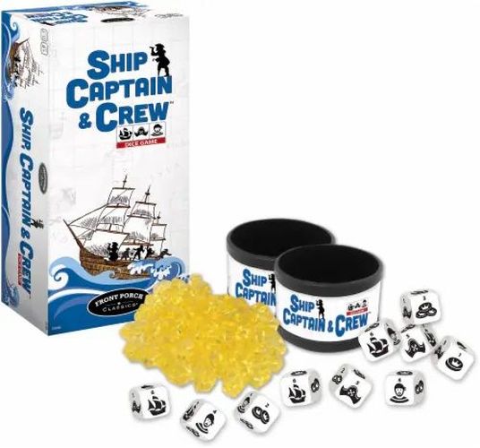 UNIVERSITY GAMES Ship, Captain And Crew Dice Game - BOARD GAMES