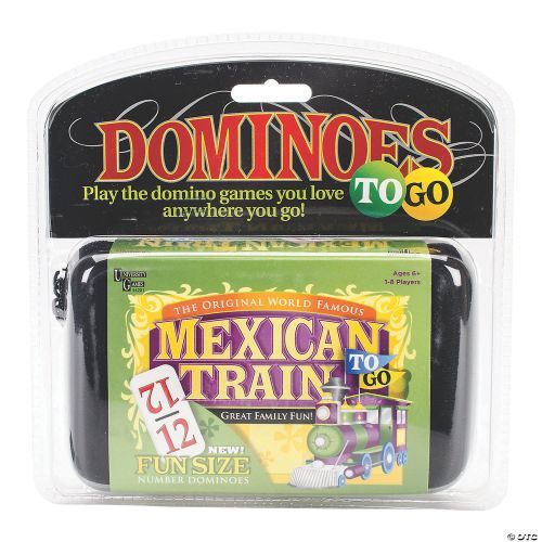 UNIVERSITY GAMES Mexican Train On The Go Travel Set - BOARD GAMES