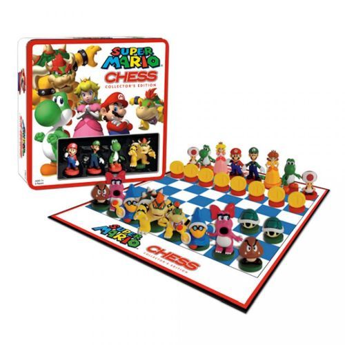 USAOPOLY Super Mario Chess Collectors Edition Game - 