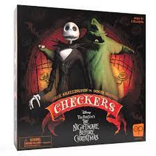 USAOPOLY Nightmare Before Christmas Checkers Board Game - .
