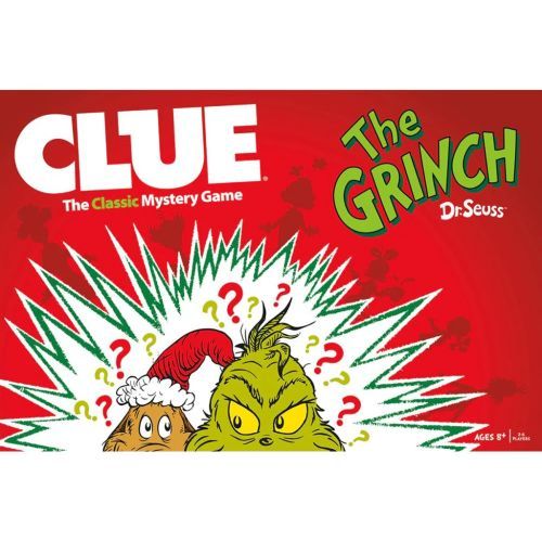 USAOPOLY The Grinch Dr. Suess Clue Mystery Board Game - GAMES