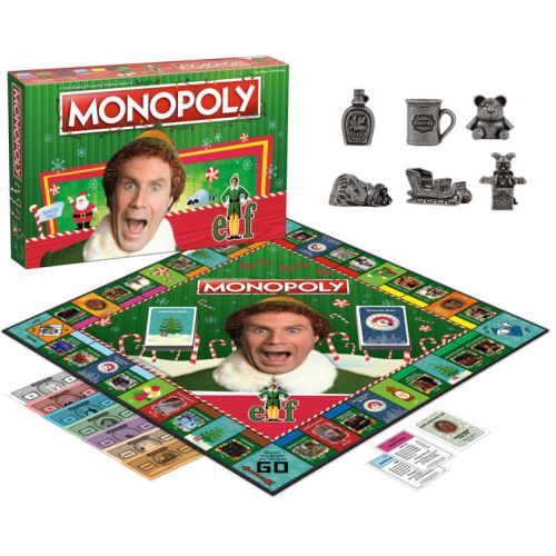 USAOPOLY Elf Monopoly Board Game - 
