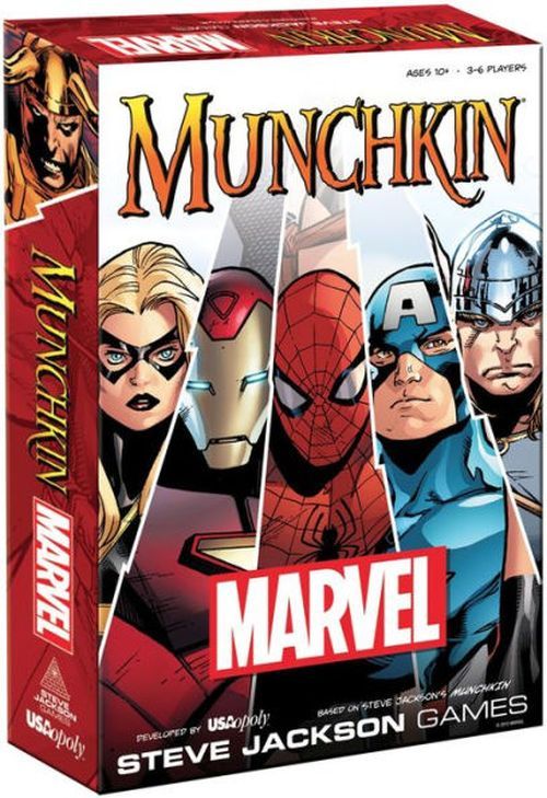 USAOPOLY Munchkin Marvel Card Game - GAMES
