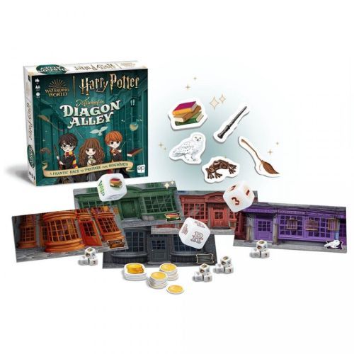 USAOPOLY Mischief In Diagon Alley Harry Potter Board Game - 