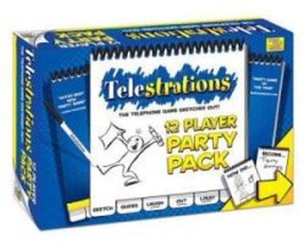 USAOPOLY Telestrations 12 Player Party Pack - GAMES