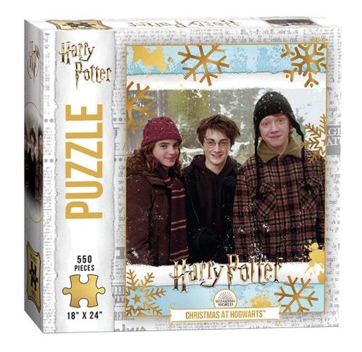 USAOPOLY Harry Potter Christmas At Hogwarts 550 Piece Puzzle - 