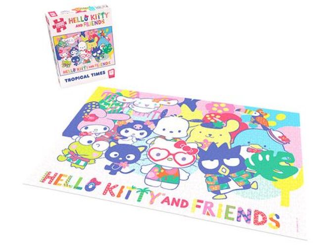 USAOPOLY Hello Kitty Tropical Times 1000 Piece Puzzle - PUZZLES