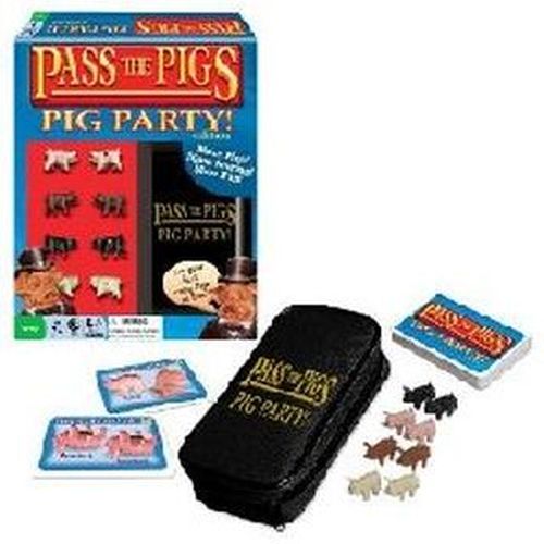 WINNING MOVES Pass The Pigs Party Edition For 4 Players At Once - BOARD GAMES