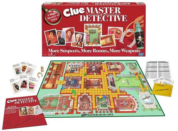 WINNING MOVES Clue Master Detective Mystery Board Game - 