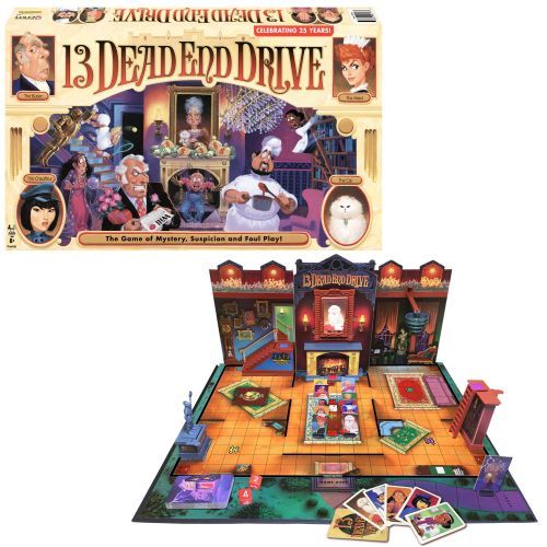 WINNING MOVES 13 Dead End Drive Detective Board Game - GAMES