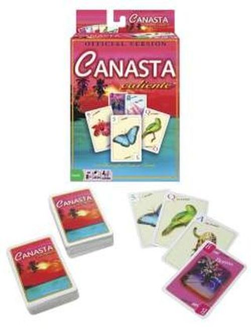 WINNING MOVES Canasta Caliente Card Game Standard Version - 