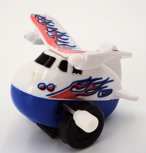 WIND UP TOYS Back Flipping Air Plane Wind Up Toy One Piece - PRESCHOOL