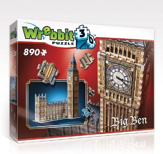 WREBBIT INC. Big Ben 890 Piece Puzzle - 