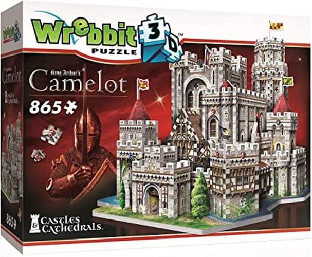 WREBBIT INC. King Arthurs Camelot 865 Foam Piece 3d Puzzle - PUZZLES